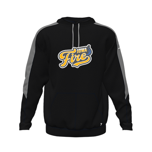 [CUS-DFW-HOOD-FLC-LSL-BLK-YXS-LOGO1] Hoodie (Youth XS, Black, Logo 1)