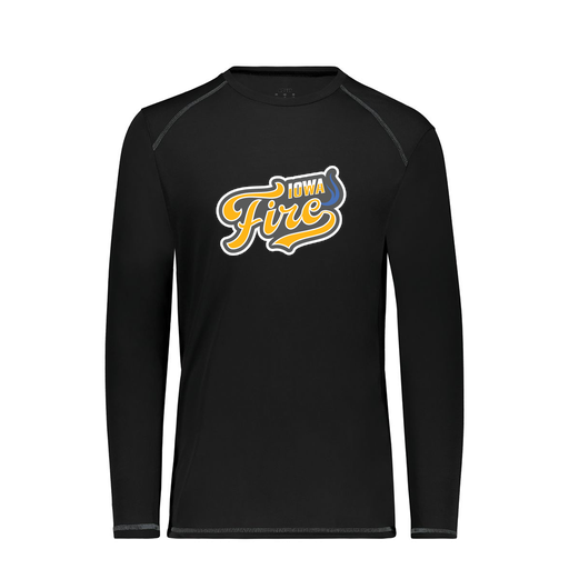 [6845.080.S-LOGO1] Men's SoftTouch Long Sleeve (Adult S, Black, Logo 1)