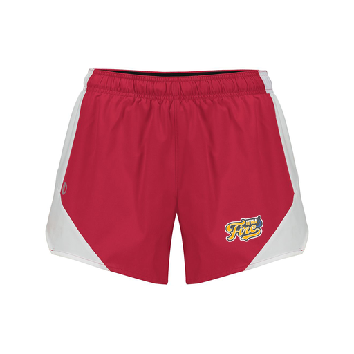 [229489.H01.S-LOGO1] Girls Olympus Shorts (Female Youth S, Red, Logo 1)