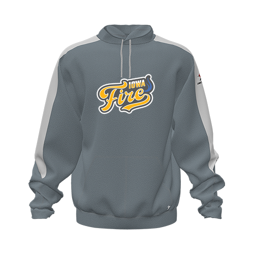 [CUS-DFW-HOOD-FLC-LSL-GRY-YXS-LOGO1] Hoodie (Youth XS, Gray, Logo 1)