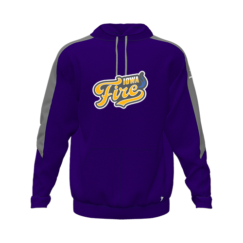 [CUS-DFW-HOOD-FLC-LSL-PUR-YXS-LOGO1] Hoodie (Youth XS, Purple, Logo 1)