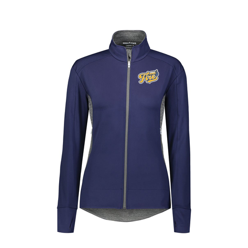 [371263.H71.S-LOGO1] Girls FreeForm Jacket (Female Youth S, Navy, Logo 1)
