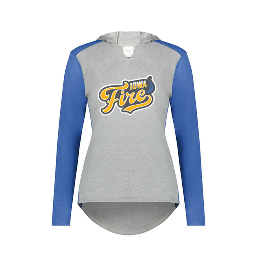 [6902.28V.XS-LOGO1] Ladies Vintage Hoodie (Female Adult XS, Royal, Logo 1)