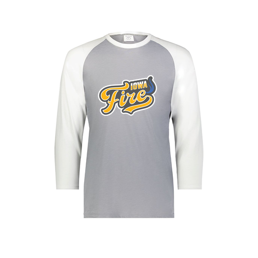 [6880.74S.S-LOGO1] Youth Vintage 3/4 T-Shirt (Youth S, White, Logo 1)