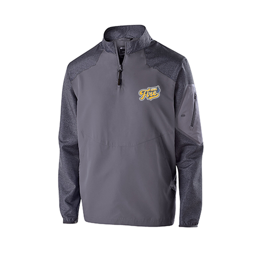 [229155.H60.XS-LOGO1] Men's Raider LS Pullover (Adult XS, Gray, Logo 1)