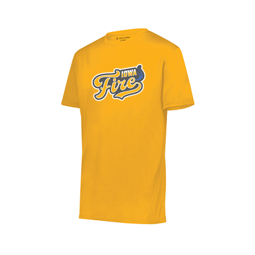 [222819.025.XXS-LOGO1] Youth Movement Dri Fit Shirt (Youth XXS, Athletic Gold, Logo 1)
