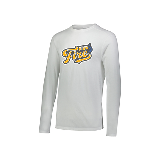 [3076.005.S-LOGO1] Youth LS Ultra-blend T-Shirt (Youth S, White, Logo 1)